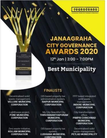 ​​​​Janagraha - Award for Best Corporation